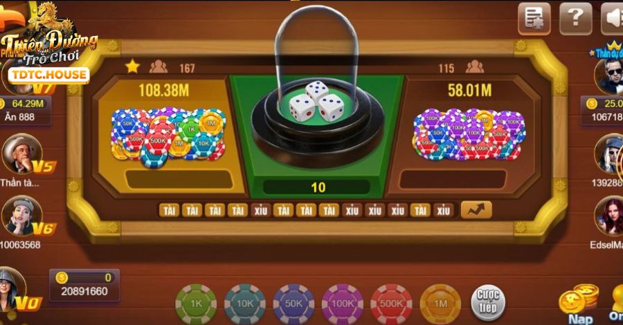 Game cược Tài Xỉu chất lượng cung cấp bởi TDTC