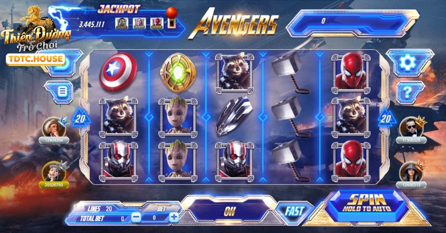 Avengers mang đến giao diện bắt mắt cho thành viên