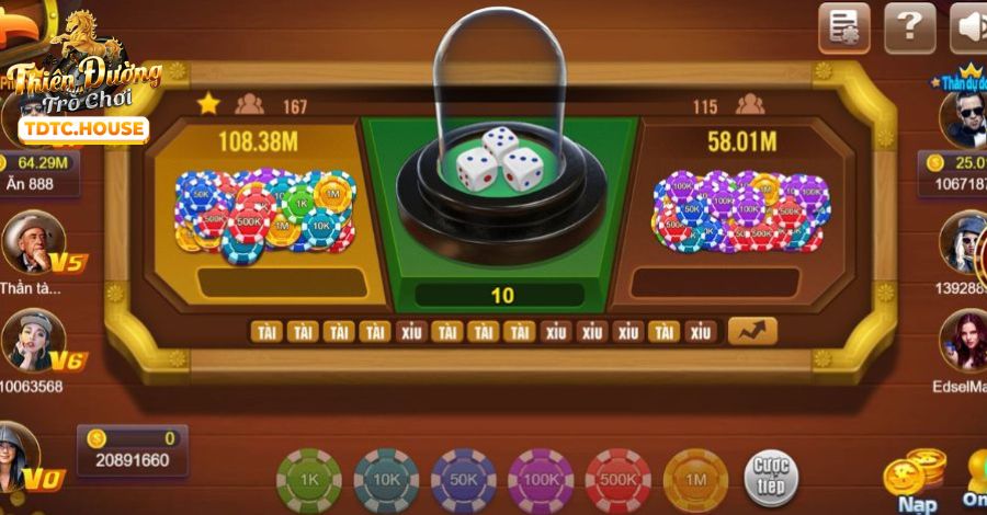 Giải mã sức hấp dẫn của trò chơi Tài xỉu tại cổng game TDTC