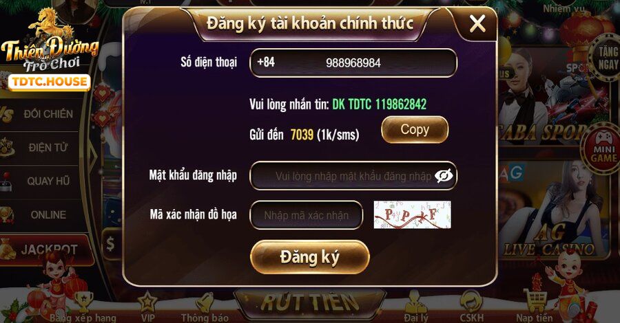 Tìm hiểu lý do nên đăng ký tài khoản tại cổng game TDTC